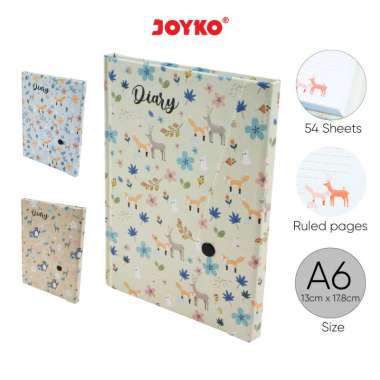Buku Tulis Catatan Jurnal Diary Joyko D-1813WA-KC31 Winter Animal