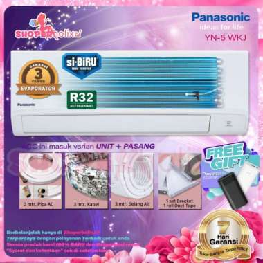 AC PANASONIC 1/2 PK YN-5 WKJ LOW VOLTAGE unit + pasang