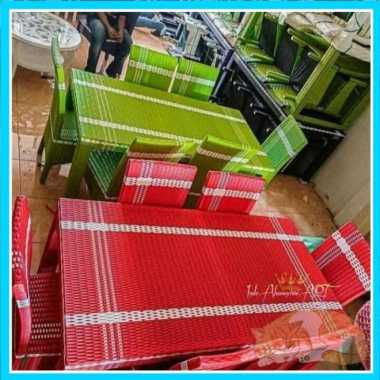 Kursi Makan / Meja Makan Kursi 6 Rotan Sintetis