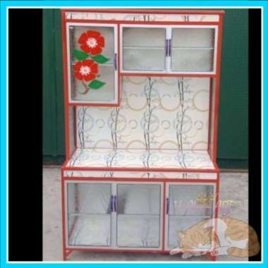 Rak Piring Tempat Kompor / Rak Dapur Mebel Alumunium Anti Karat