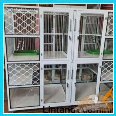 Kandang Kucing 4kamar // Aluminium Minimalis