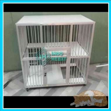 Kandang Kucing Alumunium Minimalis - Rumah Kucing Pintu 1 Minimalis
