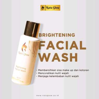 Facial Wash Brightening Ratu Glow / Sabun Wajah Brightening Ratu Glow Original