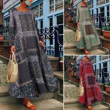 Loose Dress Cotton Terbaru April 2022 