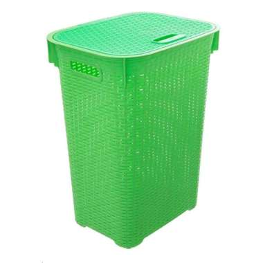 Keranjang Pakaian Baju Laundry Basket Plastik Shinpo 628 Dahlia 100 % ORIGINAL Multicolor