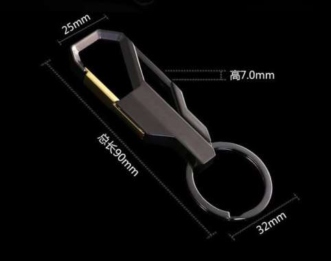 Gantungan Kunci Motor Mobil Keychain Carabiner Karabiner PREMIUM Steel A255
