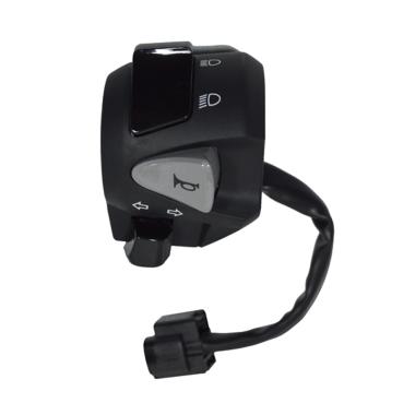 AHM Switch Assy Dim Horn Winker Motor for Honda Vario [35200K59A71] Black