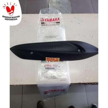 Cover Knalpot Mio / Tameng Knalpot Mio / Pelindung Knalpot Mio Ori Ygp - Hitam