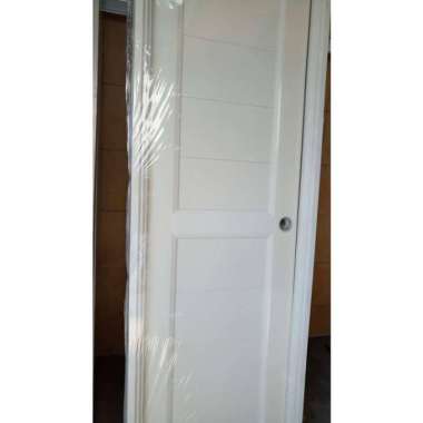 pintu kamar mandi upvc original premium warna putih Putih