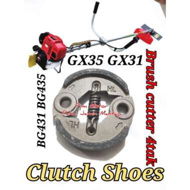 GX35 Kain klos Kampas rem mesin potong rumput 4 tak Gx31 Honda dll