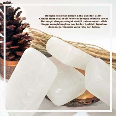 Batu Kristal Tawas | Crystal Tawas | Deodorant Tawas