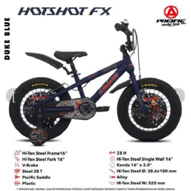 Sepeda Anak BMX Pacific Hotshot FX 16 Inch