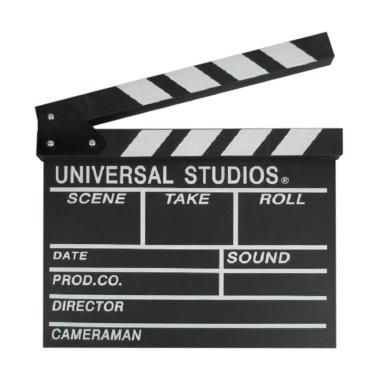Yilibao Clapper Board Universal Studio Papan Penanda Shooting Film Multicolor