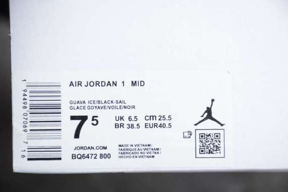 Jual Air Jordan 1 Mid Barely Orange 