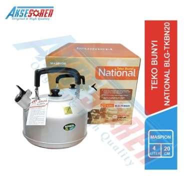 Teko Bunyi National Maspion / Whistling Kettle / Ceret Panci Siul Memasak Air  20cm, 22cm, 24cm / Te