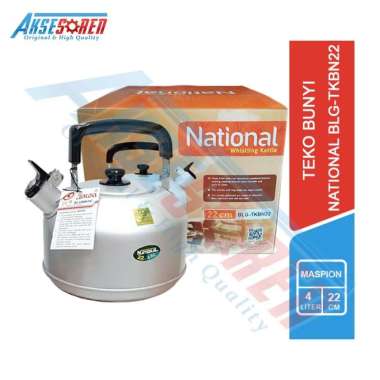 Teko Bunyi National Maspion / Whistling Kettle / Ceret Panci Siul Memasak Air 20cm, 22cm, 24cm / Te