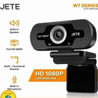 Webcam Full HD 1080P JETE W7 with Build in Microphone - Garansi 1th