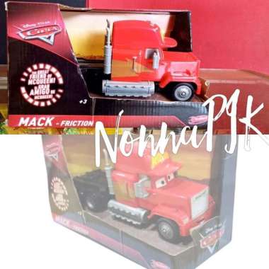 Diecast Miniatur Disney Cars Mack Truck - Trailer