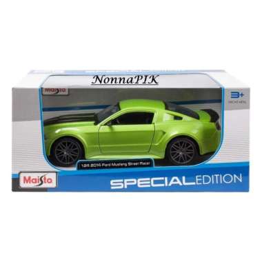 Diecast Maisto 2014 Ford Mustang Street Racer 1:24 - Hijau