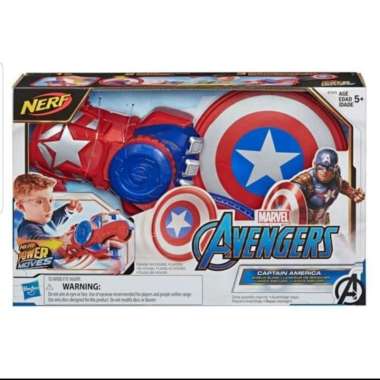 Marvel Avengers Nerf Power Moves Captain America Shield Sling