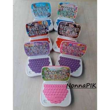 Mainan Edukasi Anak Laptop Mini 2 Bahasa Layar - RANDOM 4 Bahasa