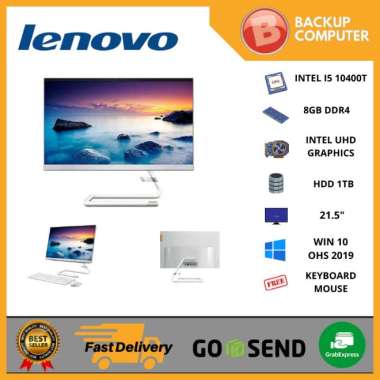 LENOVO AIO 3 22IMB05 - F0EV008MID (White) INTEL i5 NON TOUCH