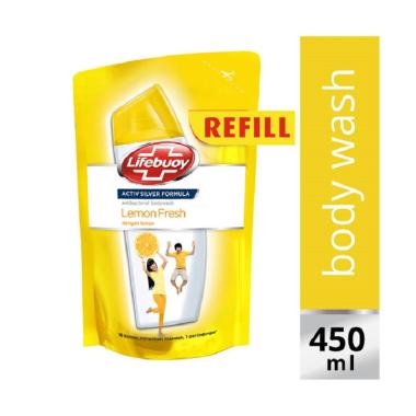 Promo Harga Lifebuoy Body Wash Lemon Fresh 450 ml - Blibli