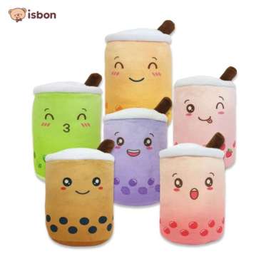Boneka boba jumbo galon minuman milk tea brown sugar viral tiktok untuk kado pacar dan mainan boneka
