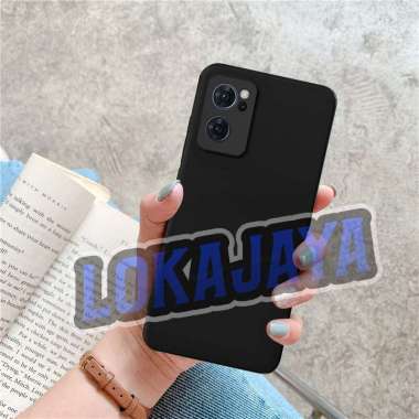 LOKAJAYACase OPPO RENO 7 5G New 2022 Ultrathin Slim Matte Premium Softcase OPPO RENO 7 HITAM