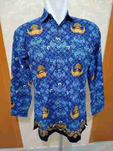 BATIK KORPRI PRIA - BATIK KORPRI COWOK - BAJU KORPRI BARU PRIA - BAHAN KATUN XL