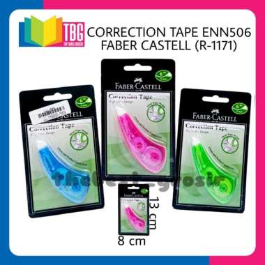 1 PCS CORRECTION TAPE ENN506 FABER CASTELL (R-1171) / TIP-EX KERTAS FABER CASTELL (R-1171)