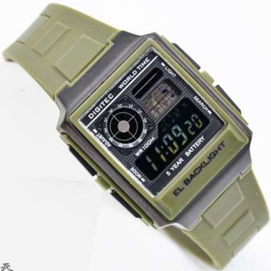 Digitec DG-3077T - Jam Tangan Unisex Original Green Black