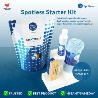 Spotless Shoe Cleaner Starter Kit Sabun Pembersih Sepatu + Shoe Perfume Starter Kit Lemonmint