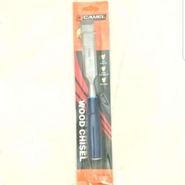 Pahat kayu 1inch, gagang fiber, Camel