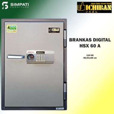 Ichiban Brankas Digital Tahan Api HSX 60 A (Khusus Jabodetabek)