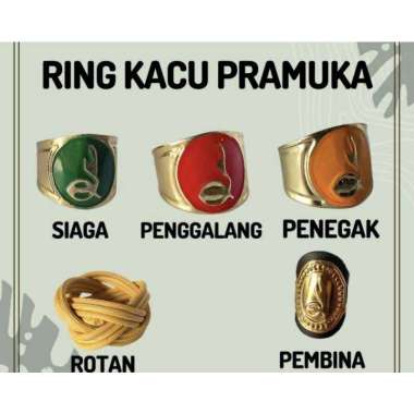 KACU RING ROTAN DASI PRAMUKA Seng Penggalang
