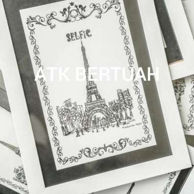 MININALIST PHOTO FRAME BINGKAI FOTO POLOS MINIMALIS Hitam - 8R