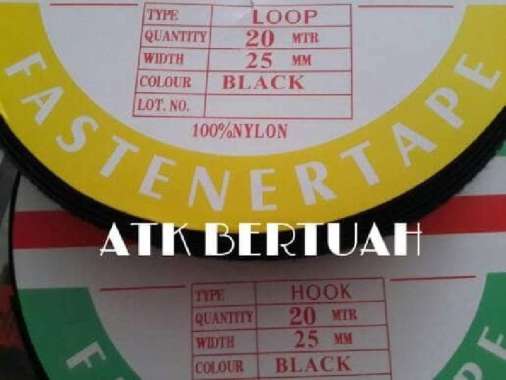 VELCRO HOOK AND LOOP PEREKAT PELEKAT TAS DOMPET SEPATU Putih
