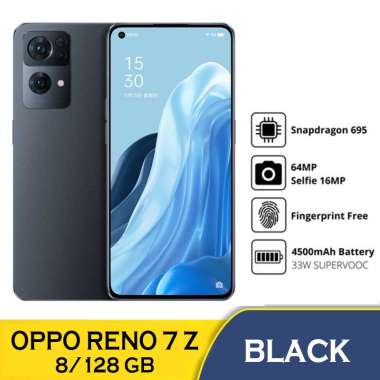 OPPO RENO 7 Z 5G 8/128 GB SMARTPHONE GARANSI RESMI BLACK