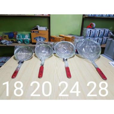Saringan minyak halus gagang panjang 20cm