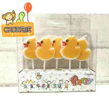 Lilin Ulang Tahun / Happy Birthday / Ultah Karakter Bebek Sally Bebek Sally