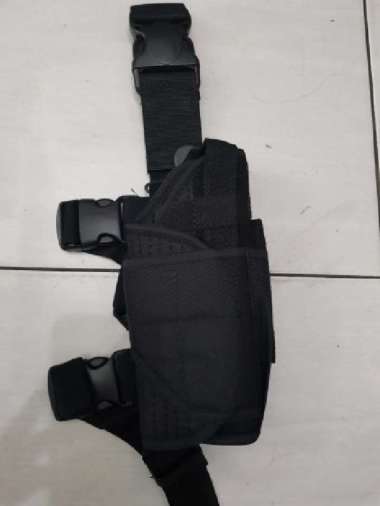 Holster|Holster paha polos|Holster Kanvas paha|Sarung pistol paha