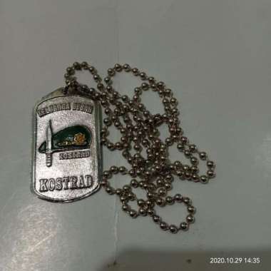 Kalung pria kostrad|Kalung rantai liontin kostrad|Kalung cor kostrad
