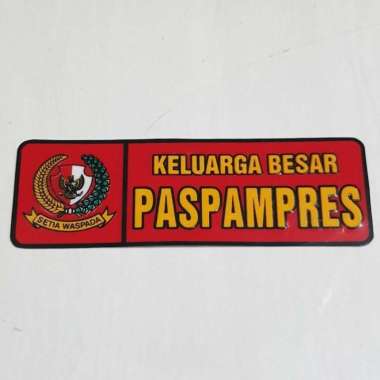 Stiker PVC panjang Paspampre PASPAMPRES | Stiker Paspampres kilap