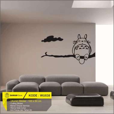 Cutting Sticker Dinding Wall Sticker Dekorasi rumah Totoro