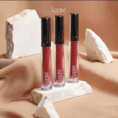 Lipstik Padat Matte - Lipstik Tahan Lama Murah Looke Lip Cream Hebe Terlaris