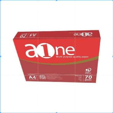 Kertas A4 70 gsm A-ONE / Kertas A4 21,0 X 29,7 70 gsm / Kertas Print / per 1 ream