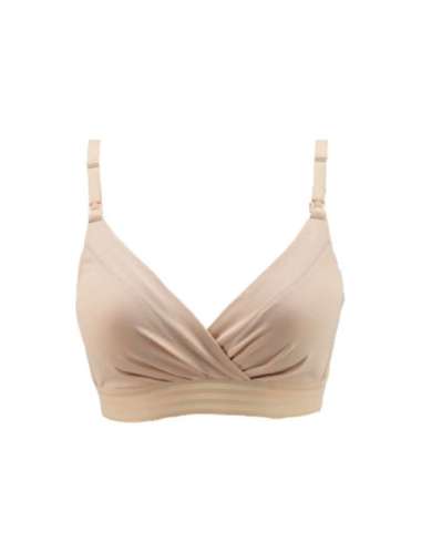 Wacoal Mamalove Maternity Bra IB 4285 - Bra Menyusui - Full Cup - Non Wire BROWN 85D