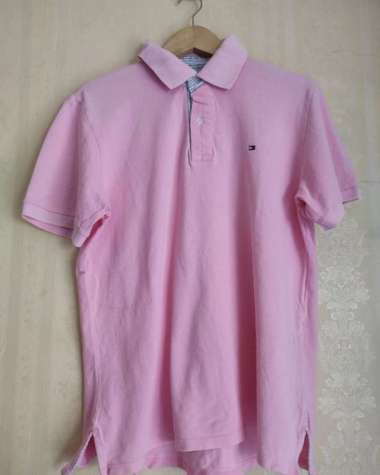 pink tommy polo
