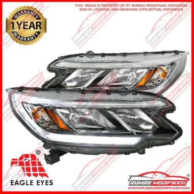 HEAD LAMP - HONDA CRV 2015-2016 - DRL LIGHTBAR - CHROME